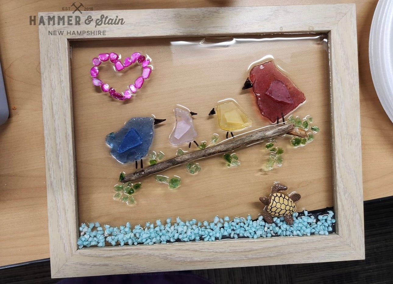 02/21/26 (SAT@11AM) PRIVATE PARTY - Cassy’s Birthday Faux Stained Glass/ Resin Sun Catcher Workshop