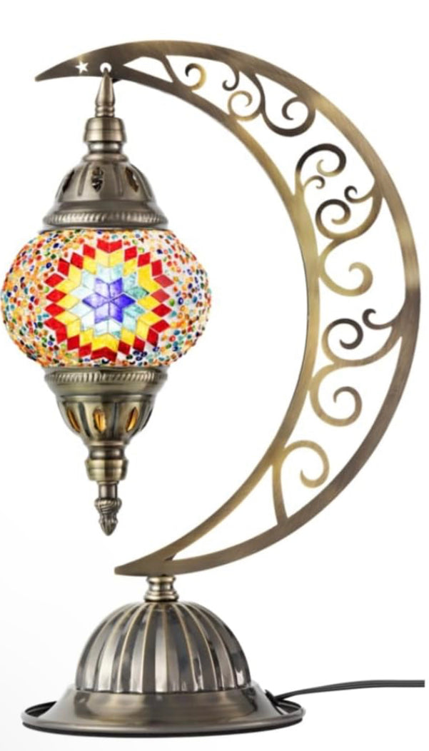 Mosaic Moon Lamp (In-Studio or Mailed Kit)