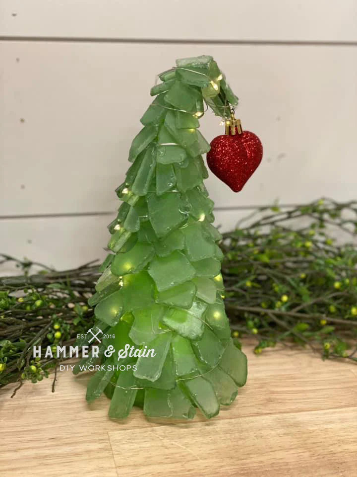 DIY Home Kit - Grinch Sea Glass Kit