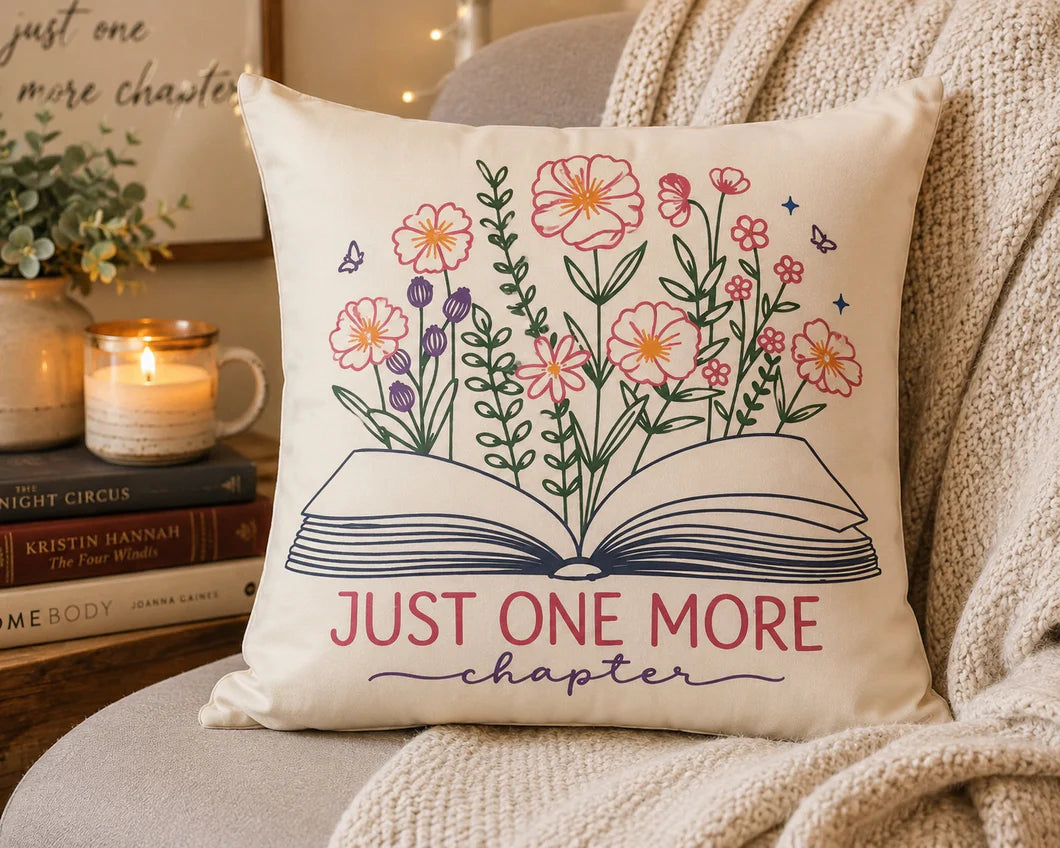 07/10/26 (Fri@6pm) Cozy Readers Workshop - Just One More Chapter Tote and/or Pillow Case