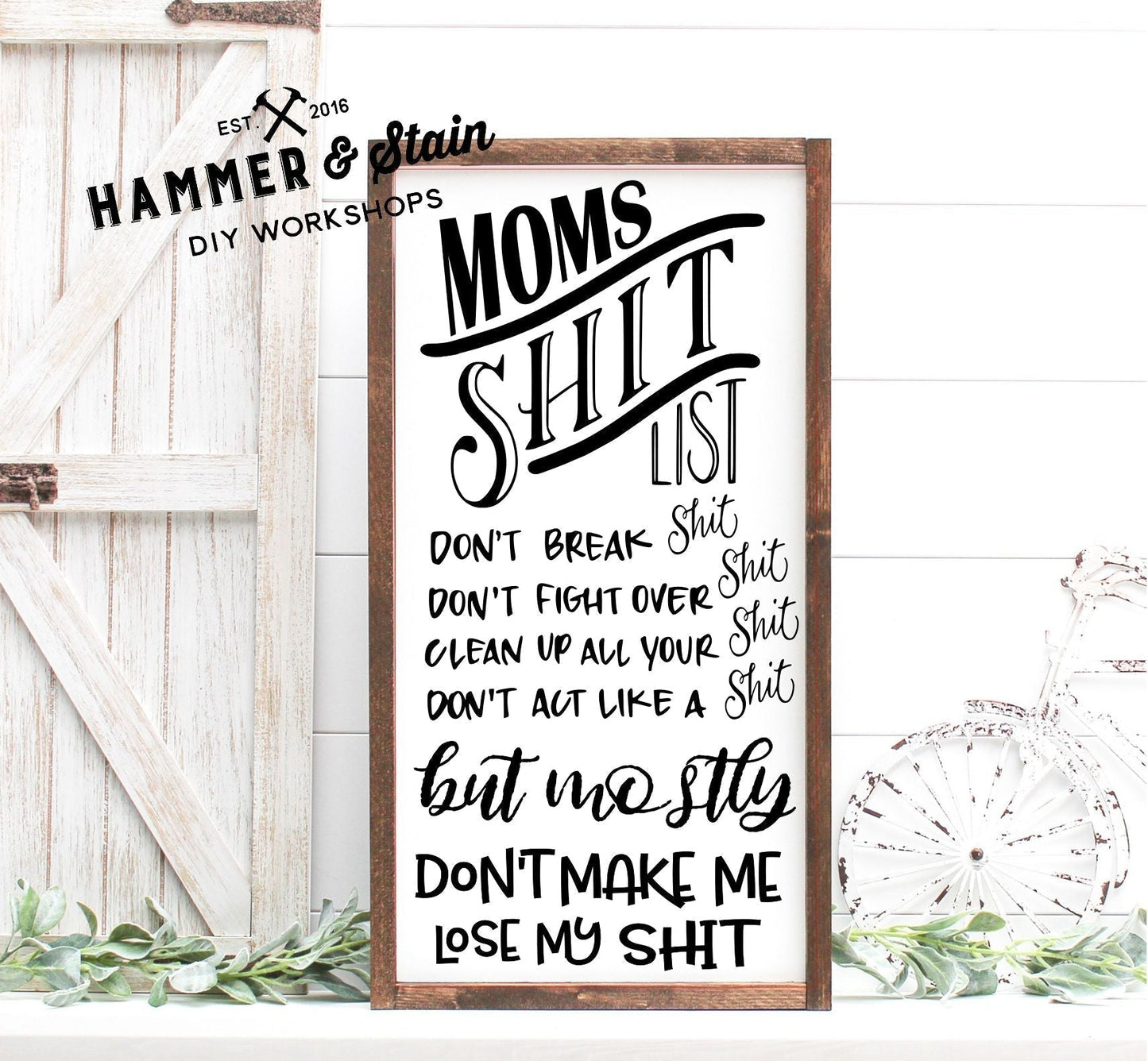 (05/15/25 Thurs@1:30pm Framed Sign Workshop