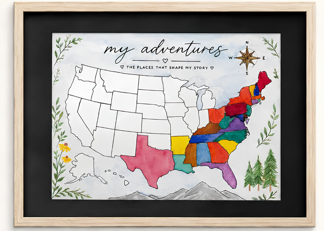 07/11/26 (SAT@12pm) PUBLIC WORKSHOP - Watercolor Travel Map