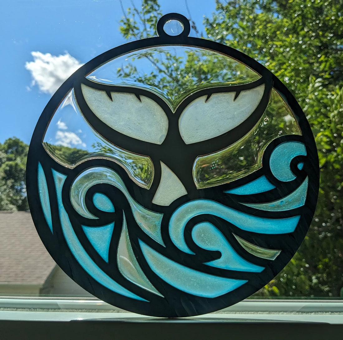 02/07/26 (SAT@11AM) PUBLIC WORKSHOP - Faux Stained Glass/ Resin Sun Catcher Workshop