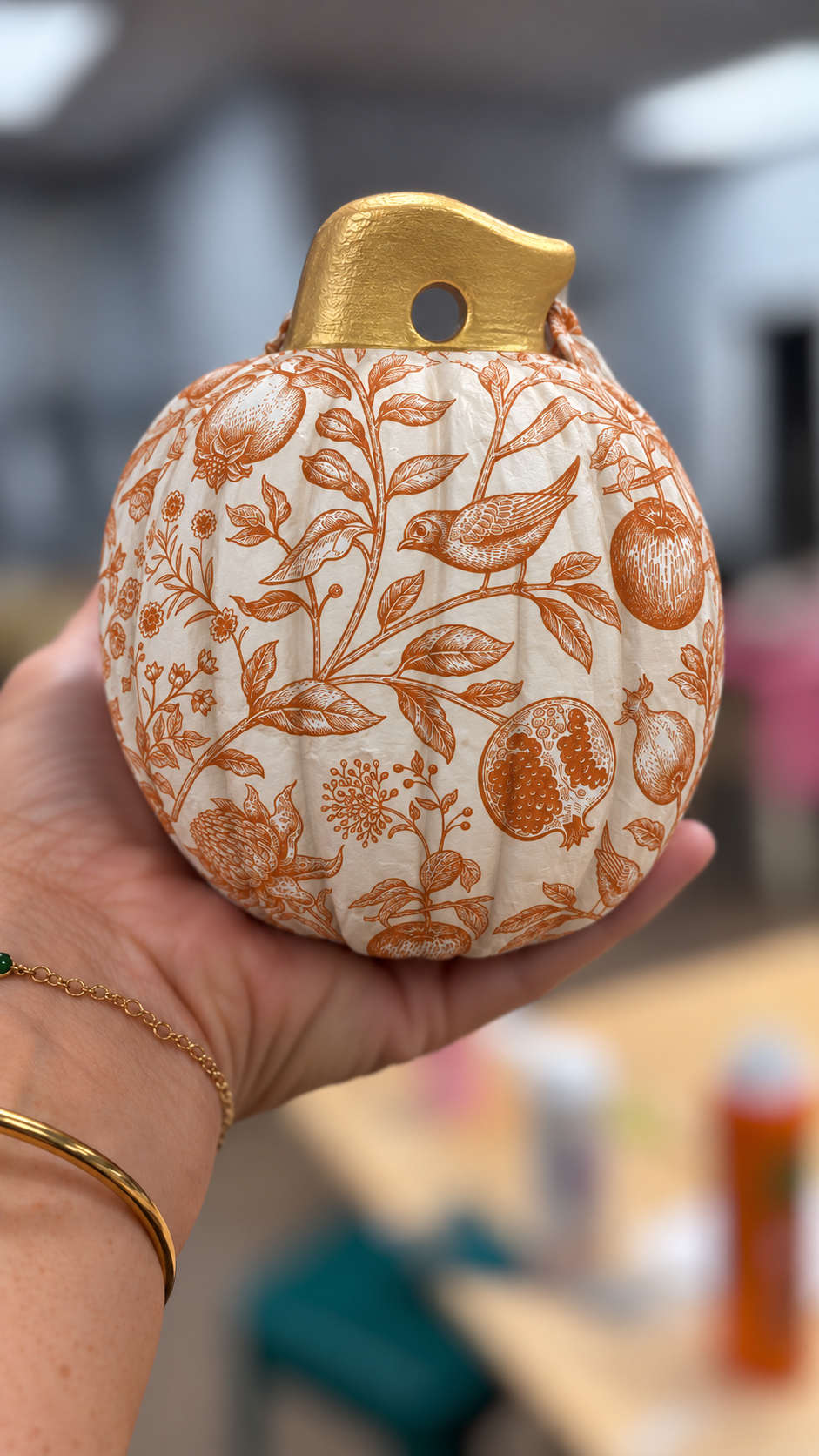 10/25/26 (Sun@11-1pm) Decoupage Pumpkins