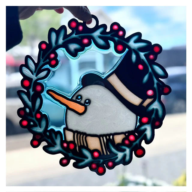 02/07/26 (SAT@11AM) PUBLIC WORKSHOP - Faux Stained Glass/ Resin Sun Catcher Workshop