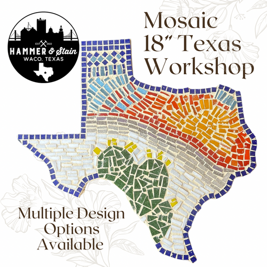 01/31/26 (SAT@12pm) PUBLIC WORKSHOP - Texas Mosaic Workshop