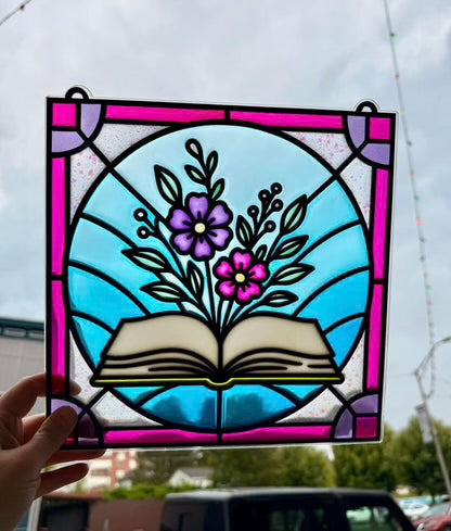 02/07/26 (SAT@11AM) PUBLIC WORKSHOP - Faux Stained Glass/ Resin Sun Catcher Workshop