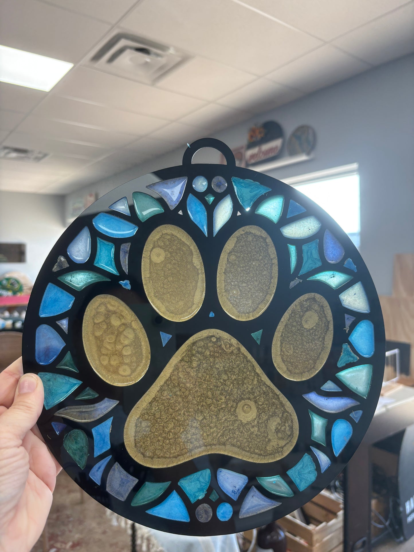 02/07/26 (SAT@11AM) PUBLIC WORKSHOP - Faux Stained Glass/ Resin Sun Catcher Workshop