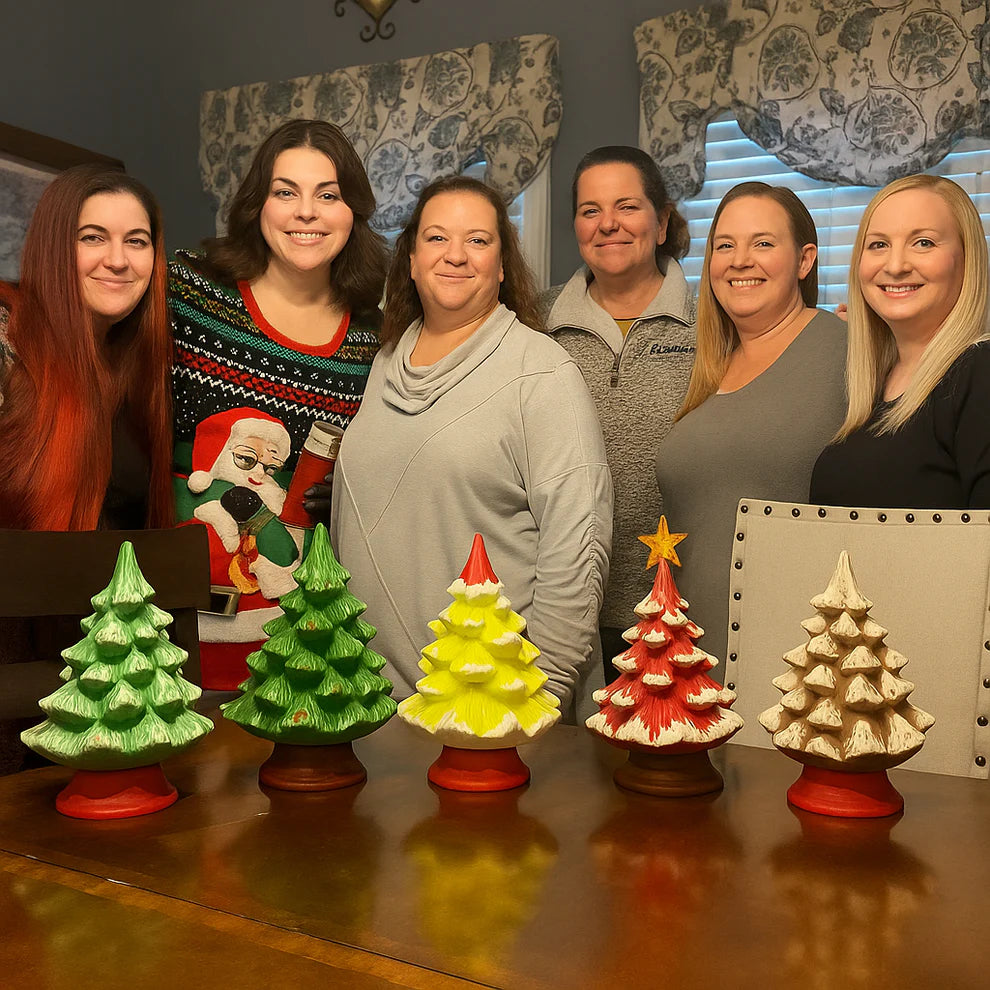 TO GO or IN-STUDIO Ceramic Vintage Tree Party