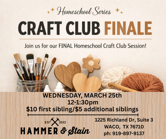03/25/26 - MARCH 25th (Wed. 12-1:30p) Homeschool Art Club