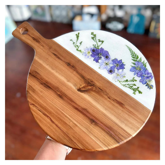 11/14/24 (Thurs.@10:30am) Resin Acacia Flower Board (GREAT GIFT IDEA!!)