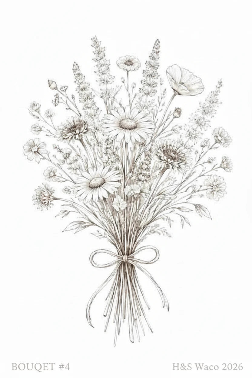 08/28/26 (FRI@10am) PUBLIC WORKSHOP - Watercolor Floral Bouquet Experience