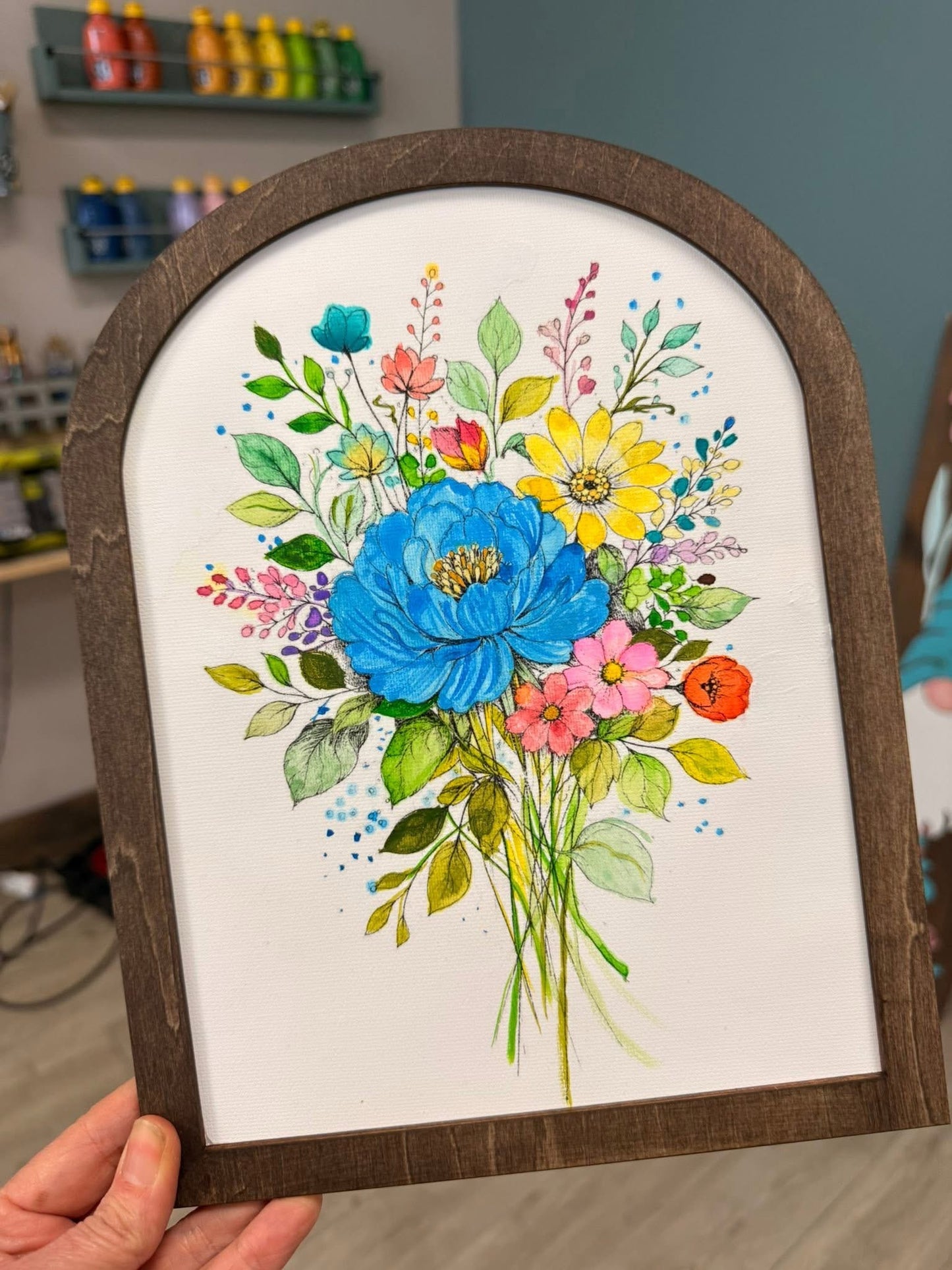 08/28/26 (FRI@10am) PUBLIC WORKSHOP - Watercolor Floral Bouquet Experience