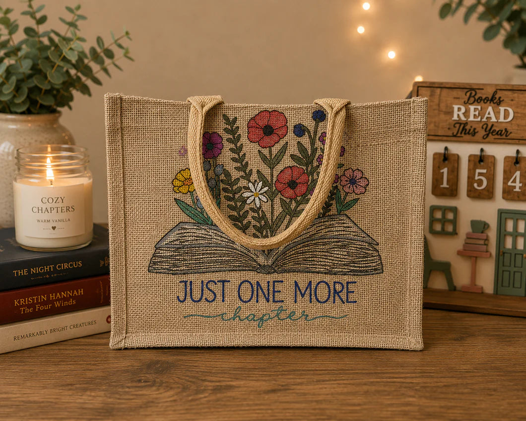 07/10/26 (Fri@6pm) Cozy Readers Workshop - Just One More Chapter Tote and/or Pillow Case