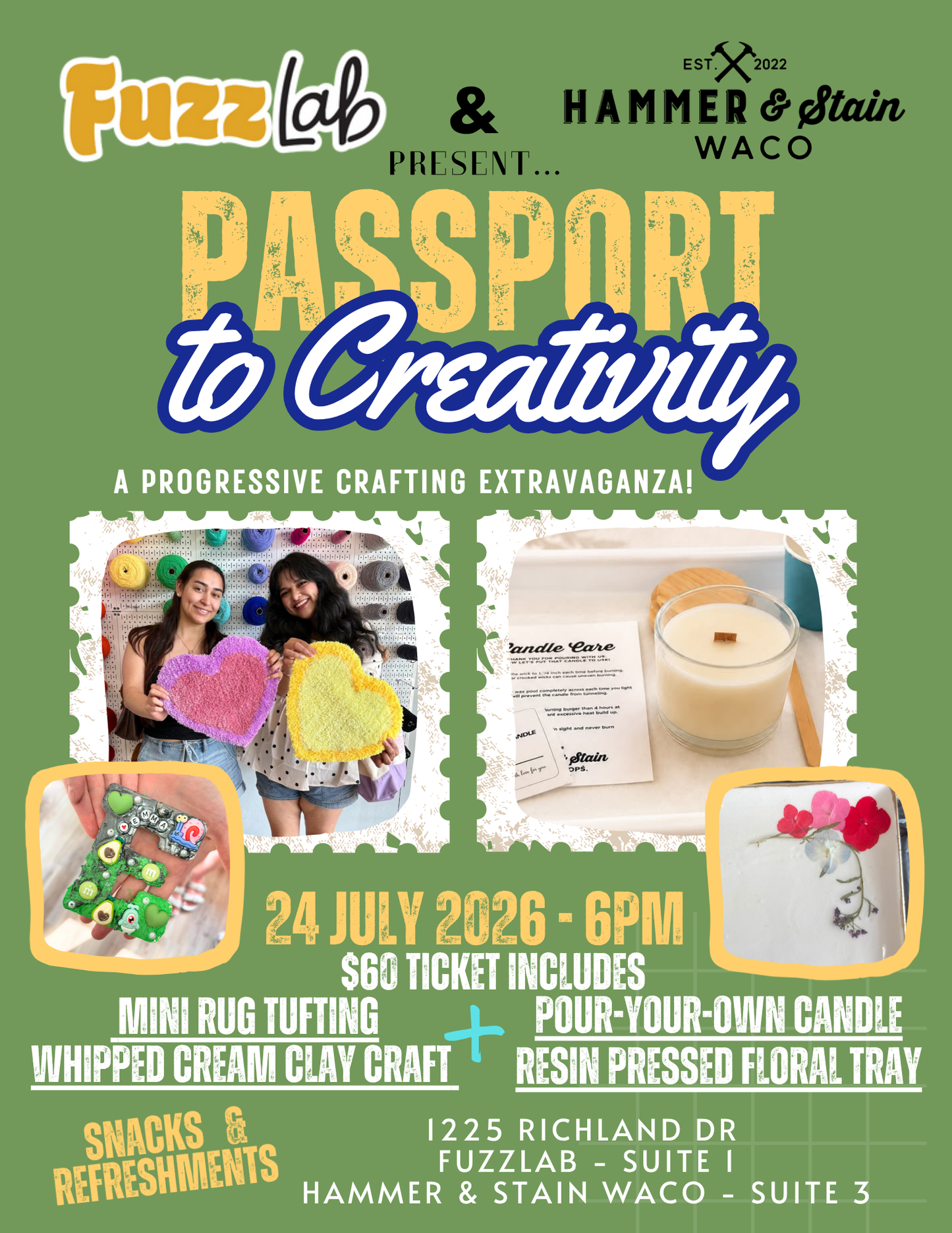07/24/26 (Fri@6pm) Passport to Creativity