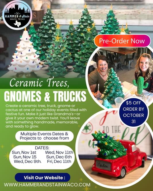 PRE-ORDER Christmas Ceramics *$5 Early Bird Discount - Order before 10/31*