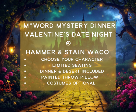 02/14/25 (6pm -Doors Open) The Oz MYSTERY - Mystery Dinner with PINK & GREEN Theme 6pm-8pm