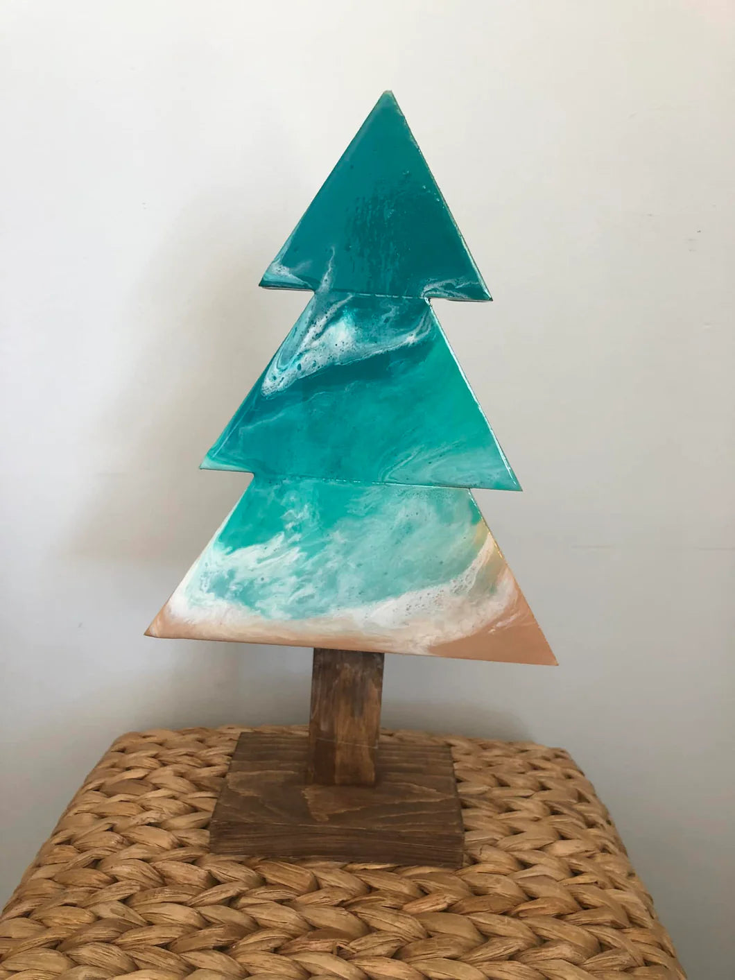 07/23/26 (THURS@10am) - Christmas in July -  Resin Tree Workshop (Morning)