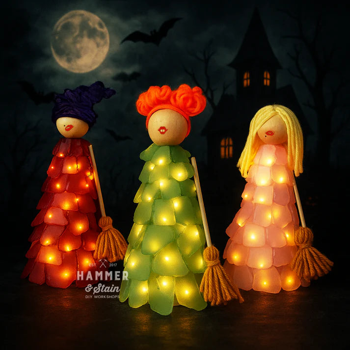10/12/25 - Sunday @ 2pm - Sanderson Sister Sea Glass Tree Trio