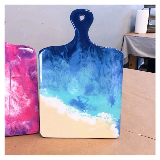 10/16/24 2pm Resin Tray Duo Workshop w/Resin Art Resin "Double Pour"