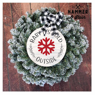 11/28/23 (Tues@6pm)-  NEW Flocked Holiday wreaths @ 6pm