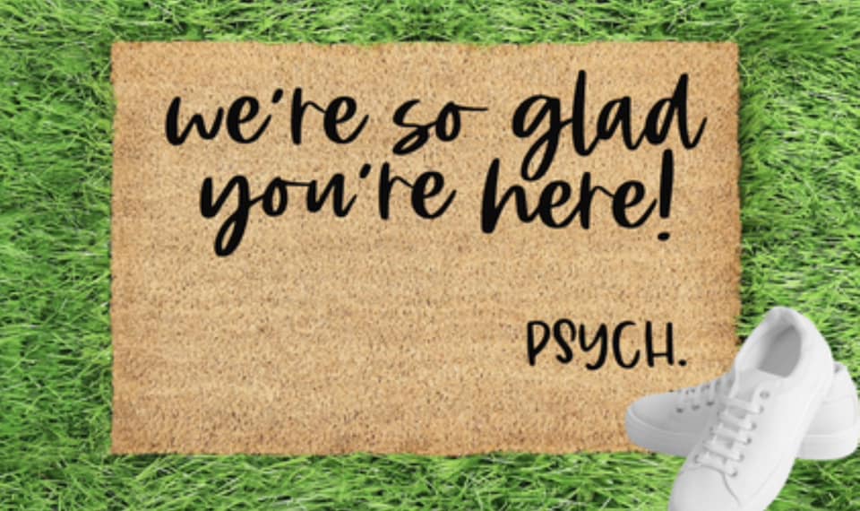 12/12/25 (Fri 6-8pm) PRIVATE PARTY WE3 - Doormats